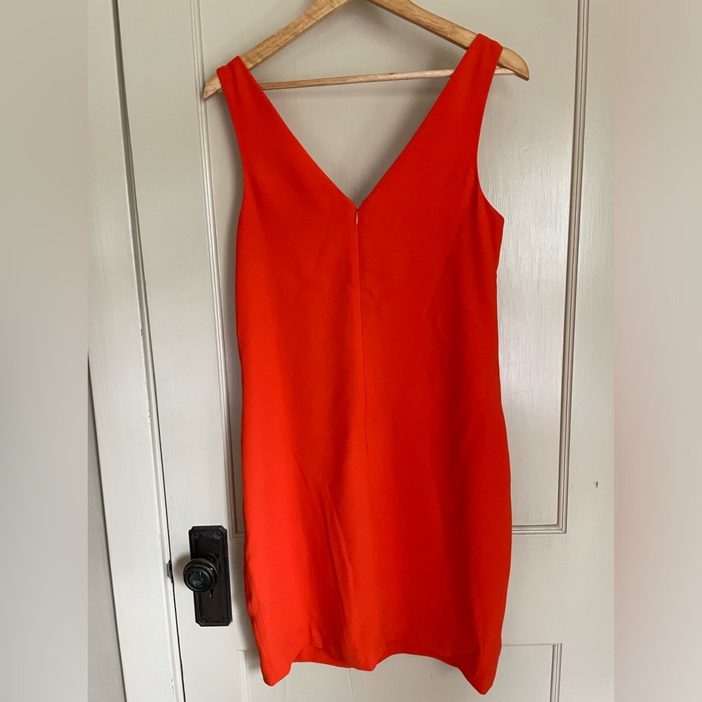 Lauren Ralph Lauren Bright Orange Shift Dress - Picture 6 of 10